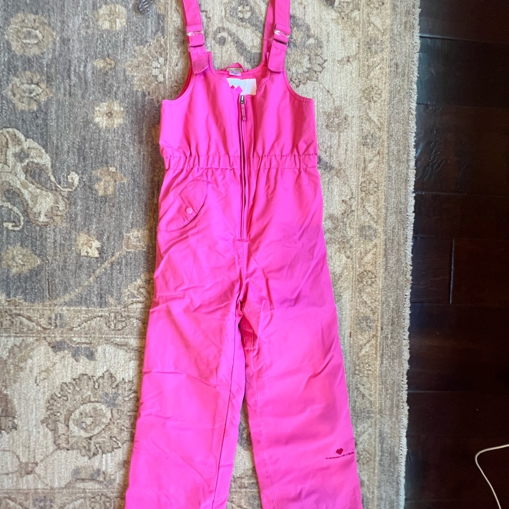 Obermeyer Girls Ski Bib - Size 8 - Like New Condition